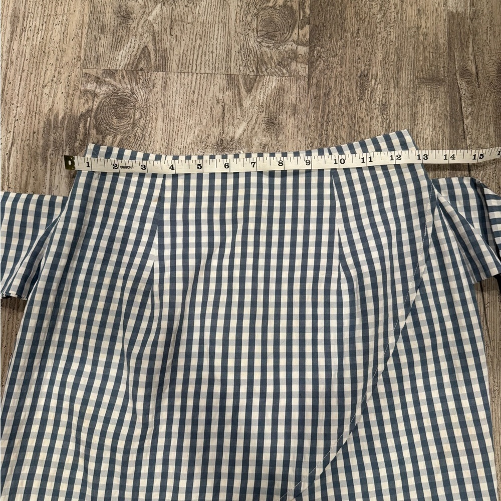 superdown Navy Gingham Mini Skirt - Picture 5 of 8